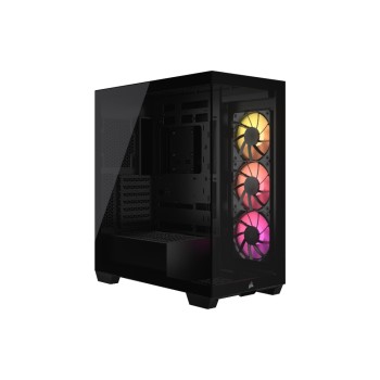 Corsair Midi Tower 3500X ARGB TG black , 3x RS120 ARGB-Ventilator vorinstalliert Corsair Midi Tower 3500X ARGB TG black , 3x RS120 ARGB-Ventilator vorinstalliert