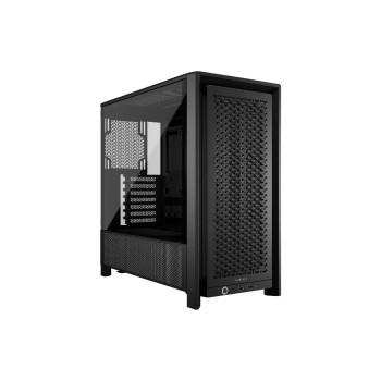 Corsair Midi Tower Frame 4000D RS black , 4x 3.5, 2x 2.5, 2x USB-A, 1x USB-C Corsair Midi Tower Frame 4000D RS black , 4x 3.5, 2x 2.5, 2x USB-A, 1x USB-C