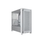 Corsair Midi Tower Frame 4000D RS white, 4x 3.5, 2x 2.5, 2x USB-A, 1x USB-C