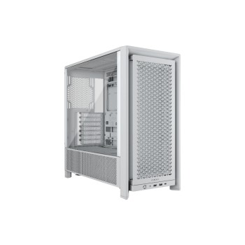 Corsair Midi Tower Frame 4000D RS white, 4x 3.5, 2x 2.5, 2x USB-A, 1x USB-C Corsair Midi Tower Frame 4000D RS white, 4x 3.5, 2x 2.5, 2x USB-A, 1x USB-C