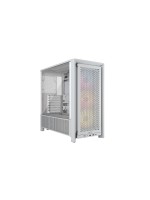 Corsair Boîtier d’ordinateur Frame 4000D RS ARGB Blanc