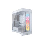 Corsair Boîtier d’ordinateur 4500X LX ARGB Blanc