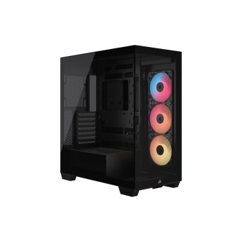 Corsair Midi Tower 3500X RSR ARGB TG, black , with 3 vorinstallierte Ventilator Corsair Midi Tower 3500X RSR ARGB TG, black , with 3 vorinstallierte Ventilator
