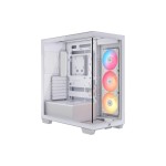 Corsair Midi Tower 3500X RSR ARGB TG, white, with 3 vorinstallierte Ventilator