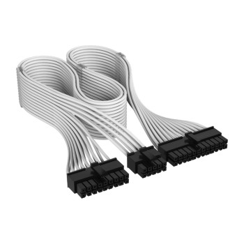 power supply Zubehör Corsair cable Motherboard, Connector, 24Pin, 610mm, Sleeved, white
