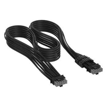 PSU Zub. Corsair PCIe 12V-2x6/PCIe 12V-2x6, black , sleeved, 600W