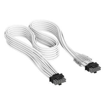 PSU Zub. Corsair PCIe 12V-2x6/PCIe 12V-2x6, white, sleeved, 600W