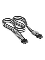 PSU Zub. Corsair PCIe 12V-2x6/PCIe 12V-2x6, Schw.white, sleeved, 600W