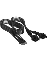 PSU Zub. Corsair PCIe 12V-2x6/2x 8-pin, black , sleeved, 600W