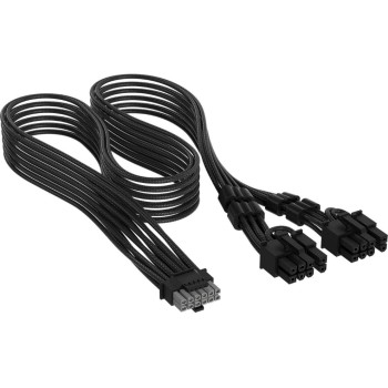 PSU Zub. Corsair PCIe 12V-2x6/2x 8-pin, black , sleeved, 600W