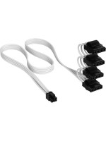 power supply Zub Cor Peripheral Power Type 5, white, Sleeved Cable, 4 Connectors