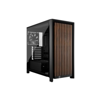Corsair Midi Tower Frame 4000D Wood black , 1x 3.5, 2x 2.5, 2x USB-A, 2x USB-C