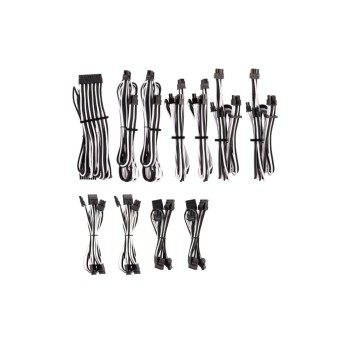 Corsair Câble d’alimentation Premium Pro-Kit Typ 4 Gen 4 Noir/Blanc