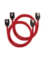 Netzteil Zubehör Corsair SATA, 60 cm rot, Premium SATA-Kabel, 6 Gbps