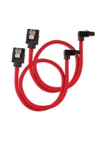 power supply Zubehör Corsair SATA, 30 cm red, Premium SATA-cable, 6 Gbps, rechtwinklig