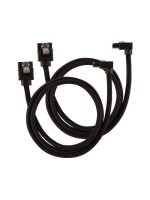 Netzteil Zubehör Corsair SATA, 60 cm black, Premium SATA-Kabel, 6 Gbps, rechtwinklig