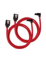 power supply Zubehör Corsair SATA, 60 cm red, Premium SATA-cable, 6 Gbps, rechtwinklig