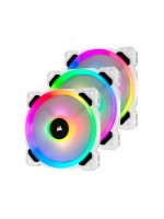 Case ventilator Corsair LL120 RGB LED 3er wei, 120x120x25mm, 4Pin, 2200rpm, 26dBA