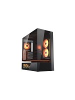 Cougar Case CFV235 Vision ARGB, Midi-Tower, Glas, LCD, Schwarz