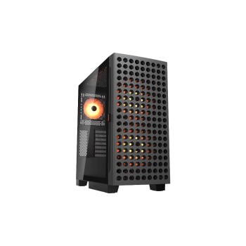 Cougar Airface Eco ARGB Boîtier midi-tour, noir, avec ventilateurs ARGB