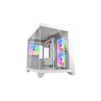 Cougar FV150 Mini-tour blanche en verre trempé RGB Gaming Cougar FV150 Mini-tour blanche en verre trempé RGB Gaming
