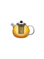 Creano Teekanne aus Glas 1.6, Glasteekanne with Edelstahl-Sieb and Deckel