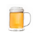 Creano Bierglas doppelwandig 500ml, 500ml, Thermoglas