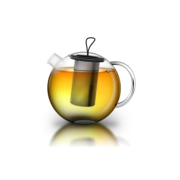 Creano Glas-Teekanne Jumbo 2,0L, hitzebeständiges Borosilikatglas, Glasdecke Creano Glas-Teekanne Jumbo 2,0L, hitzebeständiges Borosilikatglas, Glasdecke