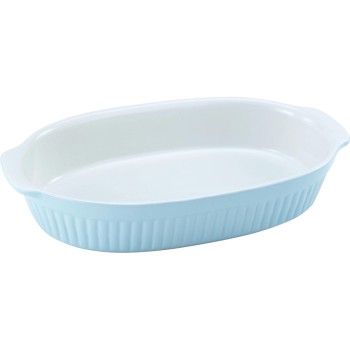 creaTable plat à gratin Ovale, Bleu creaTable plat à gratin Ovale, Bleu