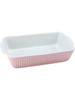 creaTable plat à gratin Angulaire, Rosé