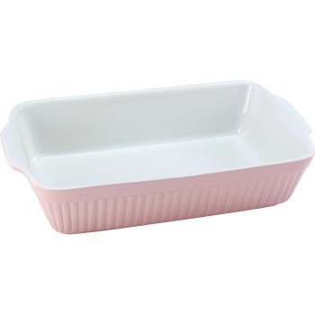 creaTable plat à gratin Angulaire, Rosé creaTable plat à gratin Angulaire, Rosé