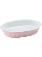 creaTable plat à gratin Ovale, Rosé
