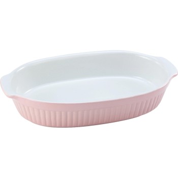 creaTable plat à gratin Ovale, Rosé creaTable plat à gratin Ovale, Rosé