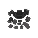 Creativ Company Carton cadeau Noir, 12 x 12 x 12 cm