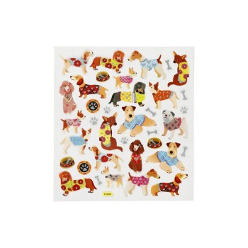 Creativ Company Autocollant à motif 1 Blatt chiens Creativ Company Autocollant à motif 1 Blatt chiens