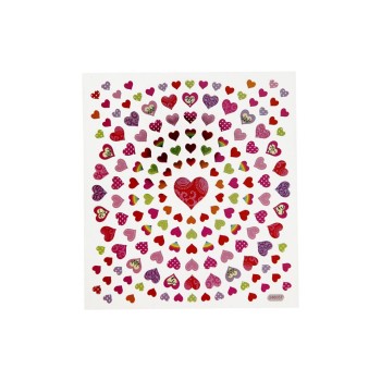 Creativ Company Sticker Herzen, Blatt 15 x 16.5 cm, Metallic Creativ Company Sticker Herzen, Blatt 15 x 16.5 cm, Metallic