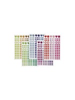Creativ Company Mosaik Sticker, 10 Blatt, 5 Farbkombinationen