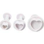 Creativ Company Ausstecher with Stempelgriff, 2 + 2.3 + 3 cm