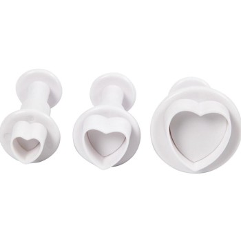 Creativ Company Kits d’emporte-pièces 3 pièces, Coeur