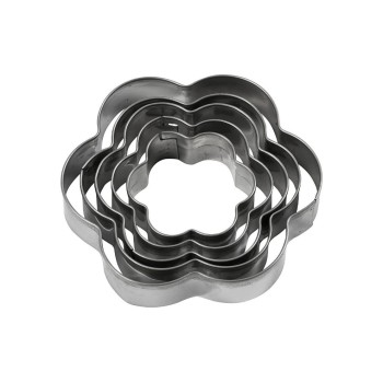 Creativ Company Kits d’emporte-pièces 8 cm 5 pièces, Fleur