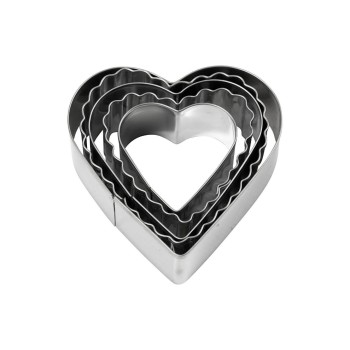 Creativ Company Kits d’emporte-pièces 8 cm 5 pièces, Coeur