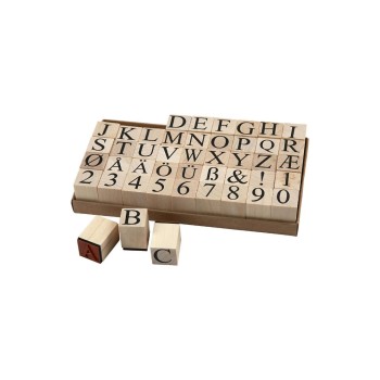 Creativ Company Kits de tampons à motifs Lettres/chiffres Chiffres/Lettres, Multicolore Creativ Company Kits de tampons à motifs Lettres/chiffres Chiffres/Lettres, Multicolore