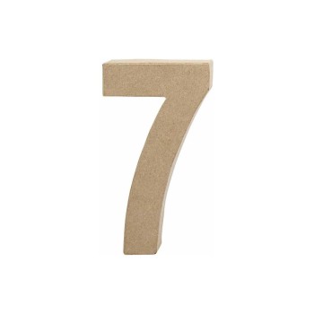 Creativ Company Papp-Zahl 7, Höhe: 20.5 cm