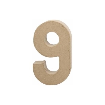 Creativ Company Papp-Zahl 9, Höhe: 20.5 cm