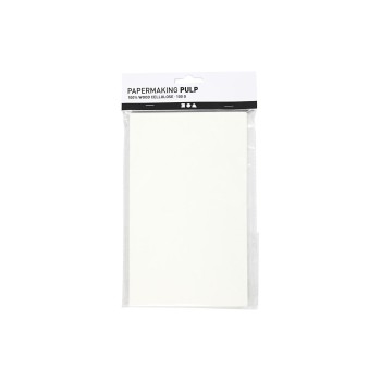 Creativ Company Papierzellstoff 100g, Zur Herstellung von hangeschöfpftem Papier