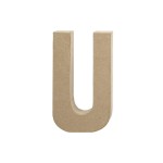 Creativ Company Lettre en carton U 20.5 cm