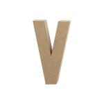 Creativ Company Lettre en carton V 20.5 cm