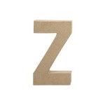 Creativ Company Lettre en carton Z 20.2 cm