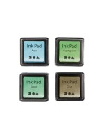 Creativ Company Tampon encreur Ink Pad bleu, vert
