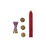 Creativ Company Timbro Starter Kit Coeur/Trèfle/Papillon, Rouge